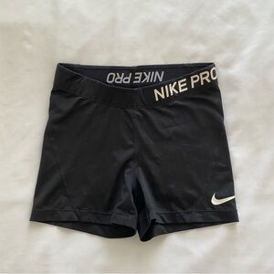 Nike Pro Women's Athletic Black Shorts